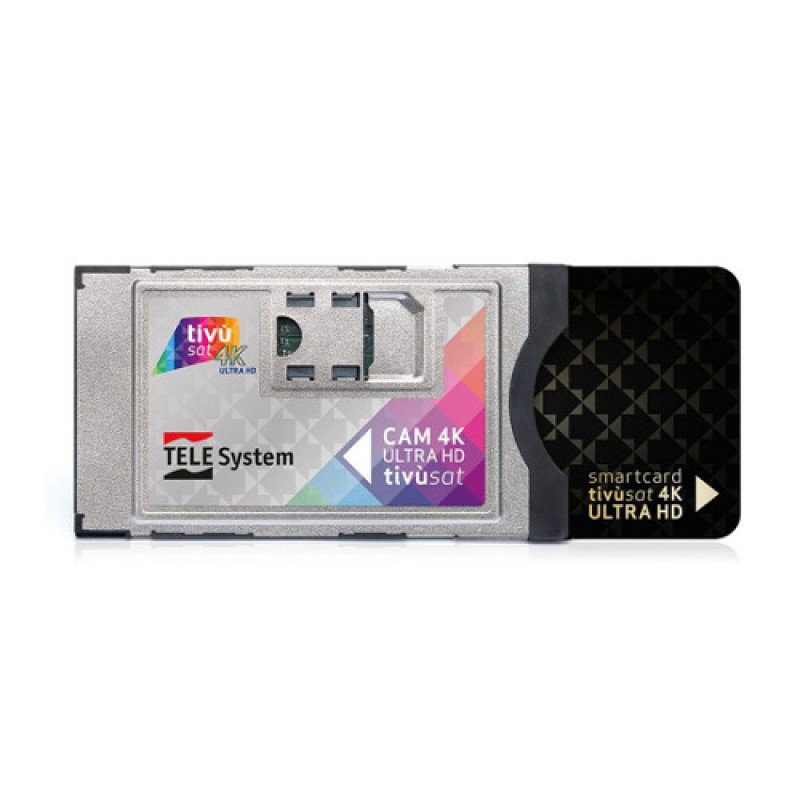 Buy a TivuSat 4K UHD Kit CAM with smartcard? Order now online