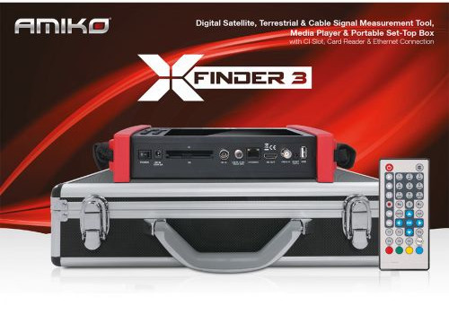 Amiko XFinder 3 met koffer