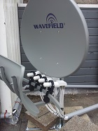Satellite tv installation - 4 TV connections